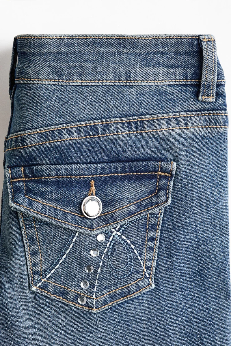 H&M Flared Low Waist Jeans